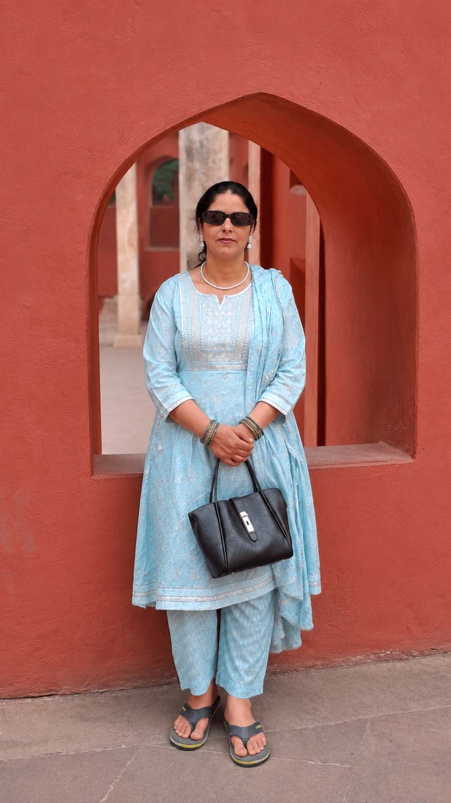 Jameela Akhter at the Jantar Mantar, New Delhi, 21 February 2025